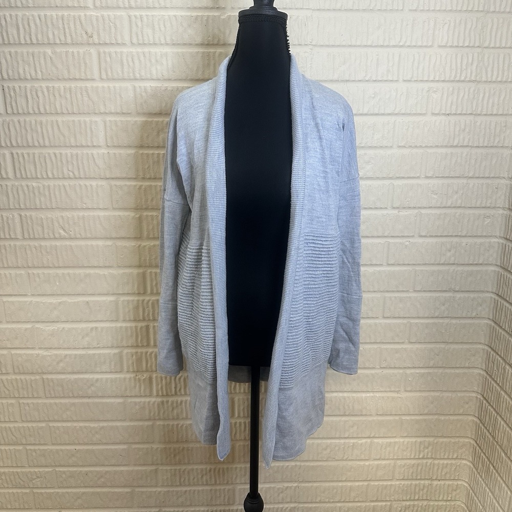 Lululemon Sit in Lotus Wrap Cardigan Sweater 100% Merino Wool Sz 2 Loungewear
